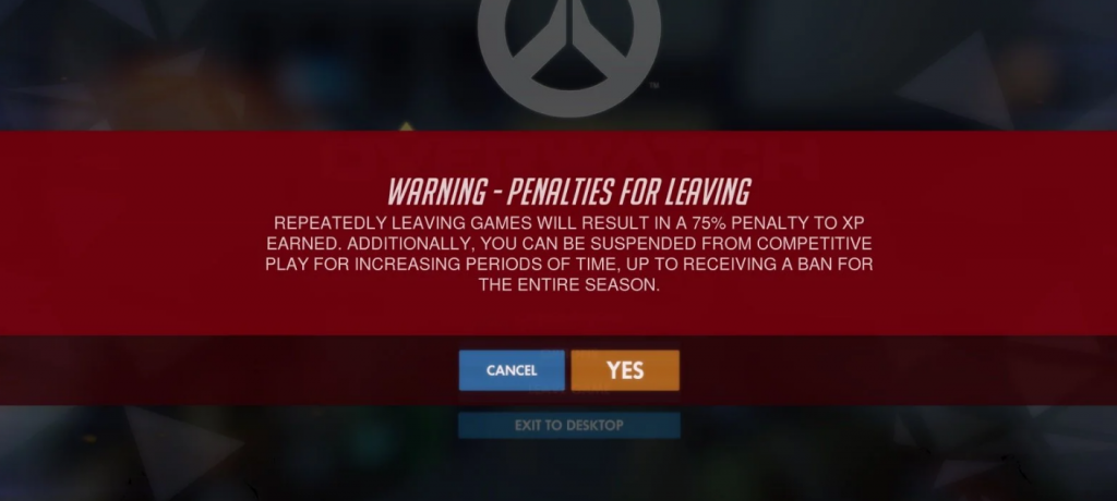 warning for overwatch users